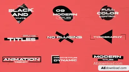 BAW Titles 4K Titles template preview