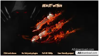 Beast Within Logo Stings template preview