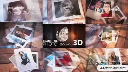 Beautiful Photo Slideshow I 3D Openers template preview