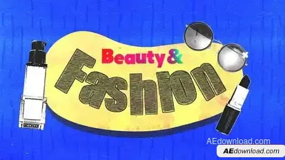 Beauty & Fashion Vlog Openers template preview