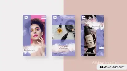 Beauty Products Instagram Stories Product Promo template preview