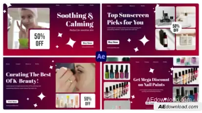 Beauty Products Promo Product Promo template preview