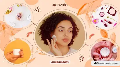 Beauty Salon and Cosmetics Slideshow Product Promo template preview