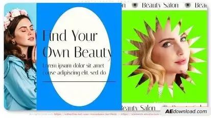Beauty Salon Promo Openers template preview