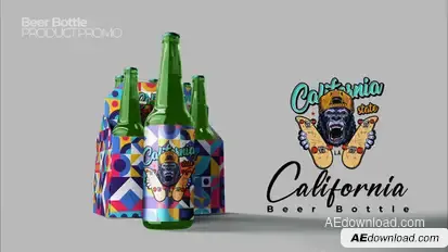 Beer Bottle Product Promotion Product Promo template preview