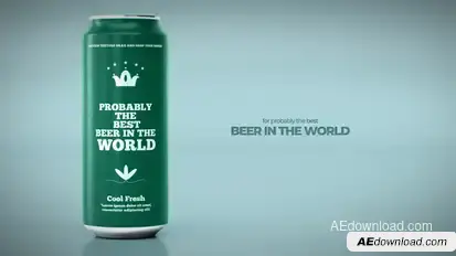 Beer Can Mock Up Openers template preview