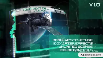 Bended Slideshow Video Displays template preview
