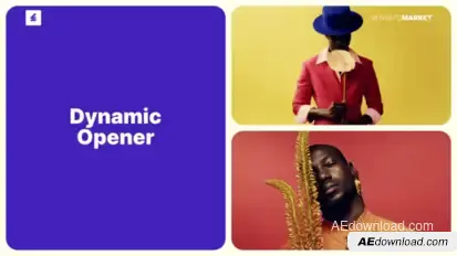 Bento Slideshow Video Displays template preview