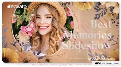 Best Memories | Romantic Slideshow Openers template preview