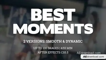 Best Moments Gallery Video Displays template preview