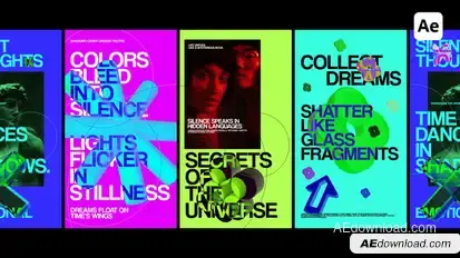 Best Stories For After Effects Video Displays template preview