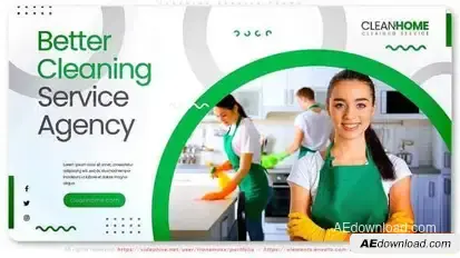 Better Cleaning Service Agency Openers template preview