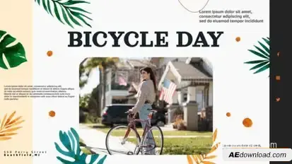 Bicycle Day Openers template preview