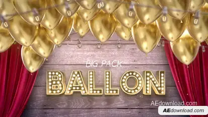 Big Ballon Pack Titles template preview