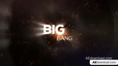Big Bang Particle Logo Reveal Logo Stings template preview