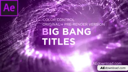 Big Bang Titles Titles template preview