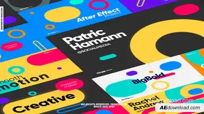 Big Bold Titles (extended) Titles template preview
