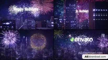 Big City Fireworks/Celebrating Logo Logo Stings template preview