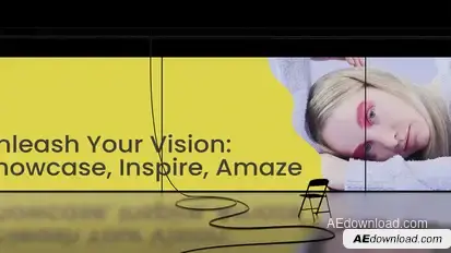 Big Curved Displays Mockup Video Displays template preview