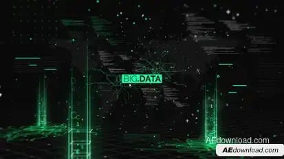 Big Data Trailer Titles template preview