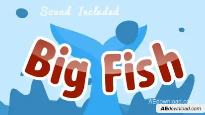 Big Fish Logo Stings template preview