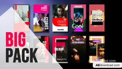 Big Pack Instagram Stories Product Promo template preview