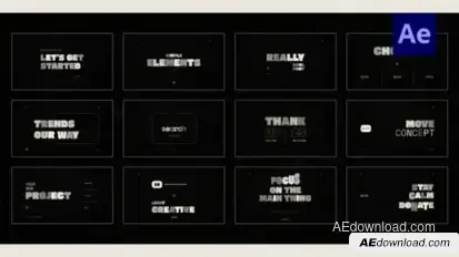 Big Rhythm Titles /Ae Titles template preview