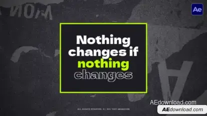 Big Text Animation | AE Titles template preview