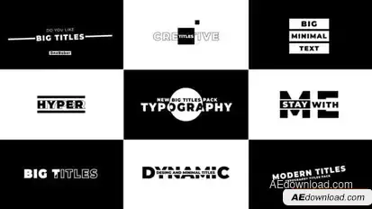Videohive Big Titles 2.0 | After Effects 39655261 Titles template preview
