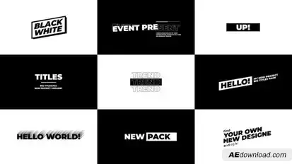 Big Titles 2.0 | After Effects Titles template preview