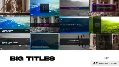 Big Titles Titles template preview