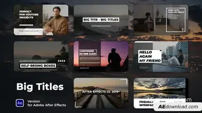 Big Titles Titles template preview