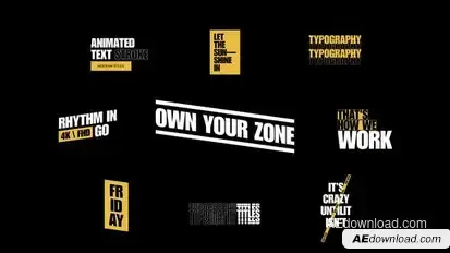 Big Titles 5.0 | After Effects Titles template preview