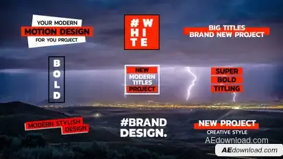 Big Titles | After Effects Titles template preview