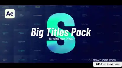 Big Titles Pack Titles template preview