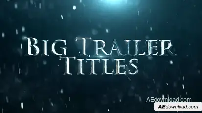 Big Trailer Titles Titles template preview