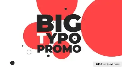 Big Typo Promo Openers template preview