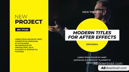 Big Typography Titles Titles template preview