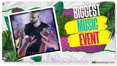 Biggest Music Event Promo Openers template preview