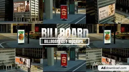 Billboard City Mockup Product Promo template preview