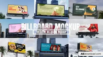 Billboard Mockup Product Promo template preview