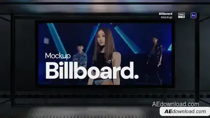Billboard Mockup Video Displays template preview