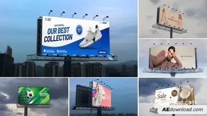 Billboard Mockup Product Promo template preview