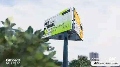 Billboard Mockup Video Displays template preview