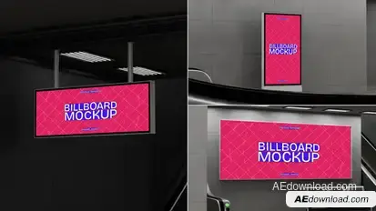 Billboard Mockup Template Video Displays template preview