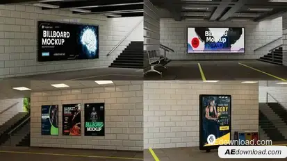 Billboard Mockups Product Promo template preview