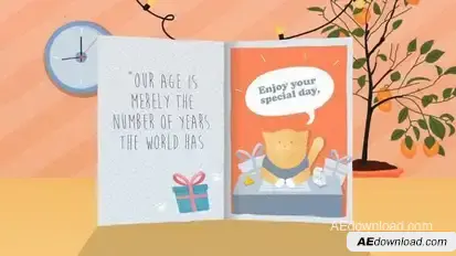 Birthday Card 3in1 Openers template preview