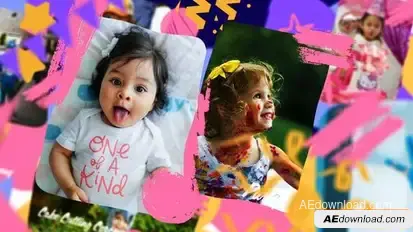Videohive Birthday Party Slideshow Openers template preview