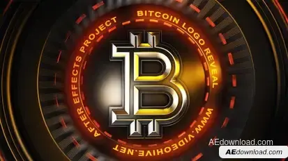 Bitcoin Logo Reveal Logo Stings template preview