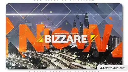 Bizarre Parallax Slideshow Video Displays template preview